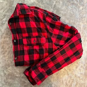 Faded Glory Plaid Long-Sleeve